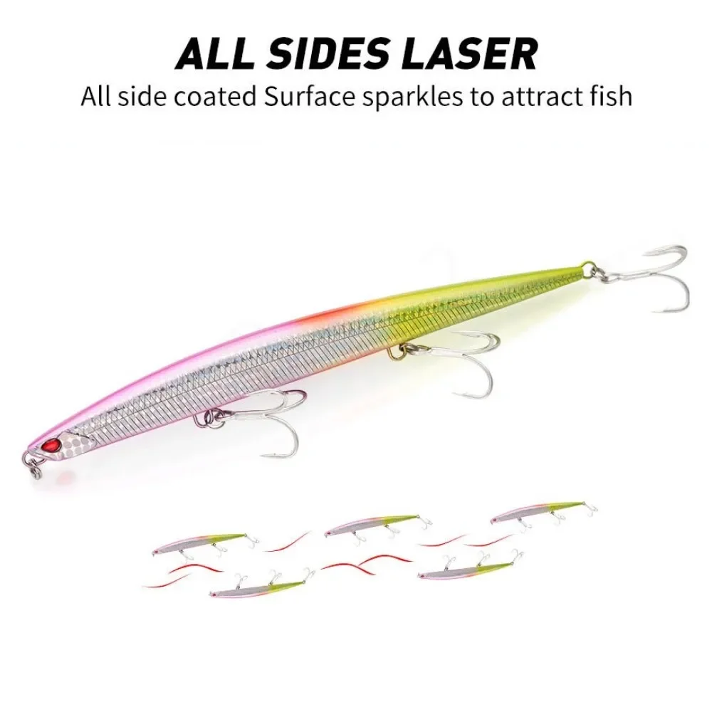 Sinking Minnow Pencil Fishing Lures Monster Shot Casting Saltwater Artificial Tuna Swimbait Bonitos leurre Duo Press Bait lure