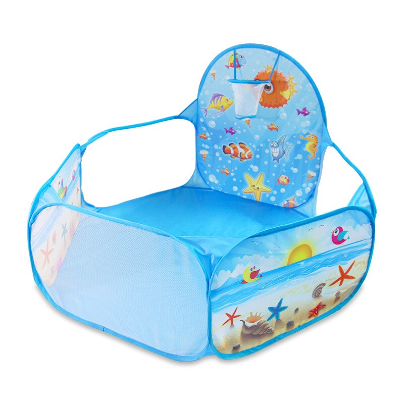 Box portatile da 1.2M per bambini Baby Kids tenda Bebe Balls Pit Ocean Balls Pool Cartoon Park Camping Dry Pool regalo di natale: D1 (no ball)