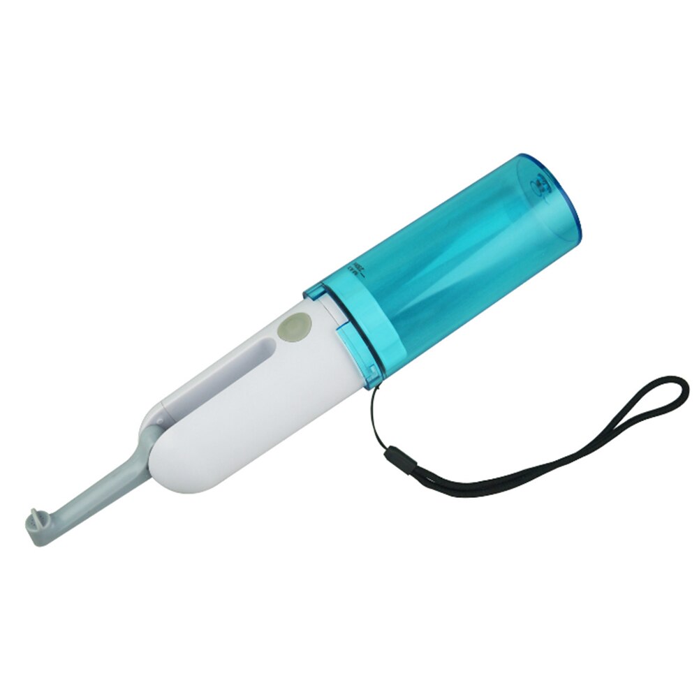Bidé eléctrico de viaje de 230ml, pulverizador de aseo portátil de silicona, resistente al agua, con carga USB: Azul