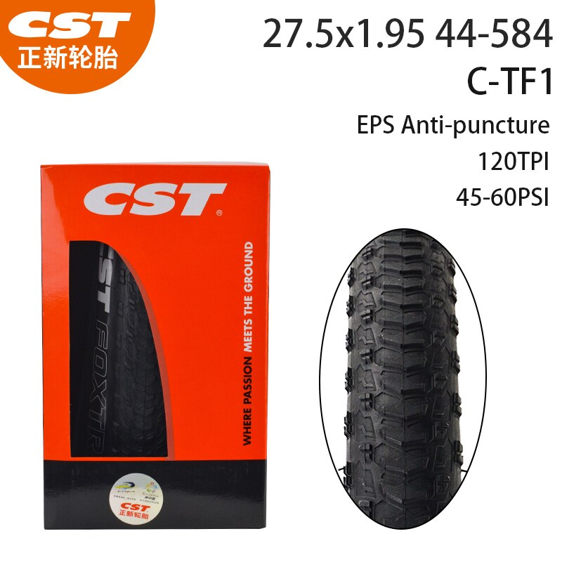 CST C-1870-neumáticos ultraligeros para bicicleta de montaña y carretera, llantas plegables de competición, resistentes a puñaladas, 29x1,95, 27,5x1,95, 26x1,95, C-FT1: C-TF1 27.5x1.95