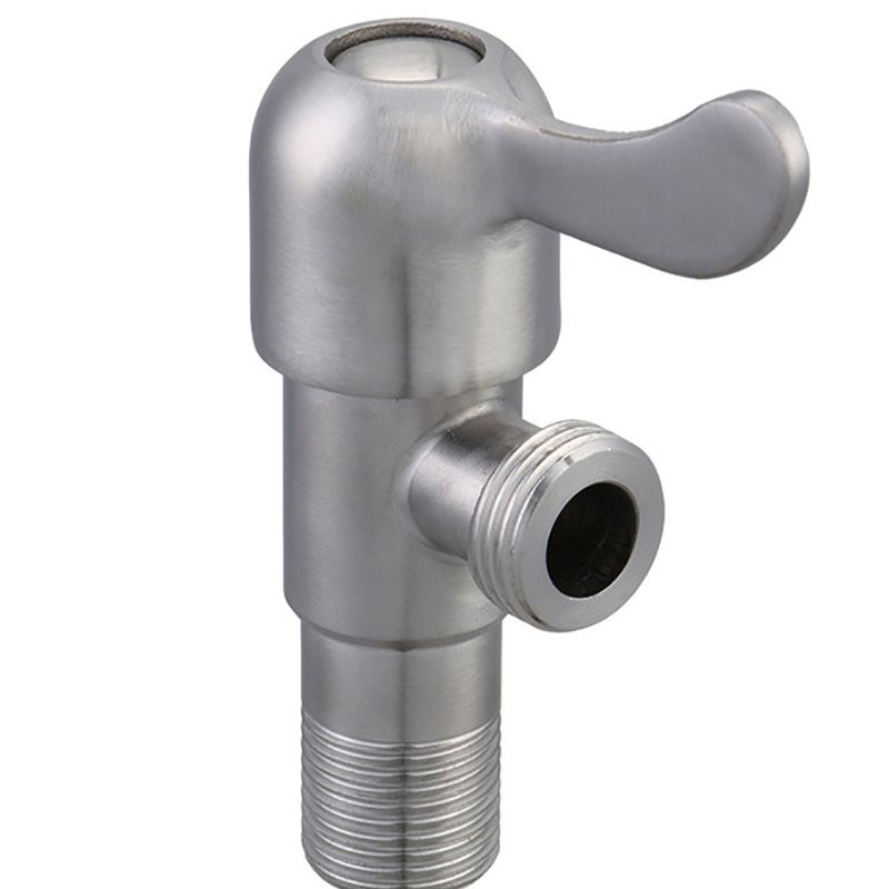 Stainless Steel Angle Stop Valve and Cold Water Switch for Faucet Water Heater Toilet G1/2 Universal Shut Off Valve
