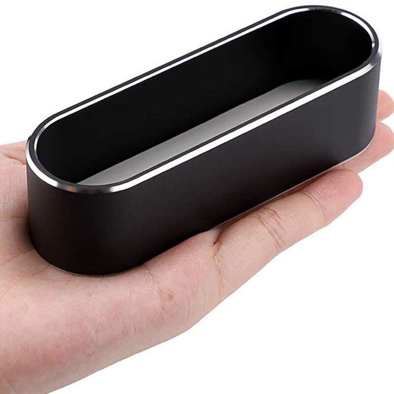 Aluminum Alloy Business Card Case Desktop Upgrade Business Card Holder Display Stand Storage Box for Id,Debit Card