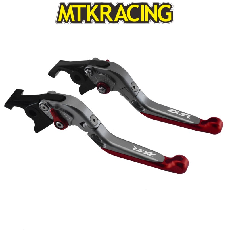 Pour Kawasaki ZX-9R 98-99 zx9r 1998 1999 ZX 9R CNC levier de frein d'embrayage de moto: Red