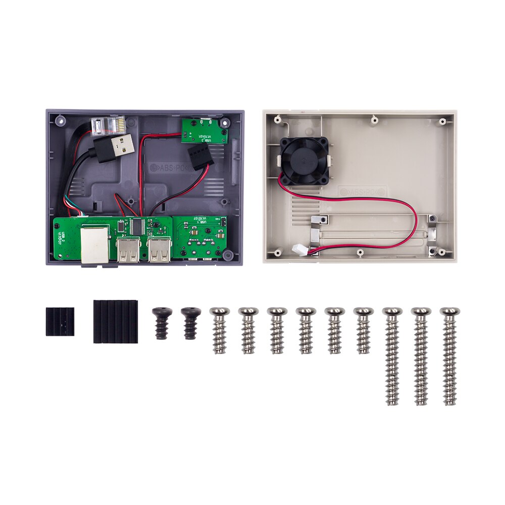 Carcasa NESPi Raspberry Pi 3, modelo B, carcasa clásica NES, consola de juegos para Raspberry pi 3, 2B, B +