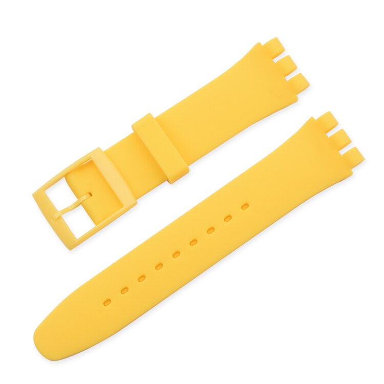 Silikon Strap 16mm 17mm 19mm 20mm für Swatch Uhr Band Weiche Gummi Ersatz Armband Handgelenk Armband zubehör für SWATCH