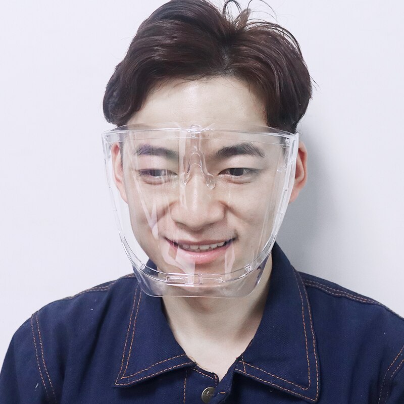 Unisex Eye Shield Visor Wrap Shield Large Mirror Sun Glasses Half Face Shield Guard Protector Face Mask Goggles