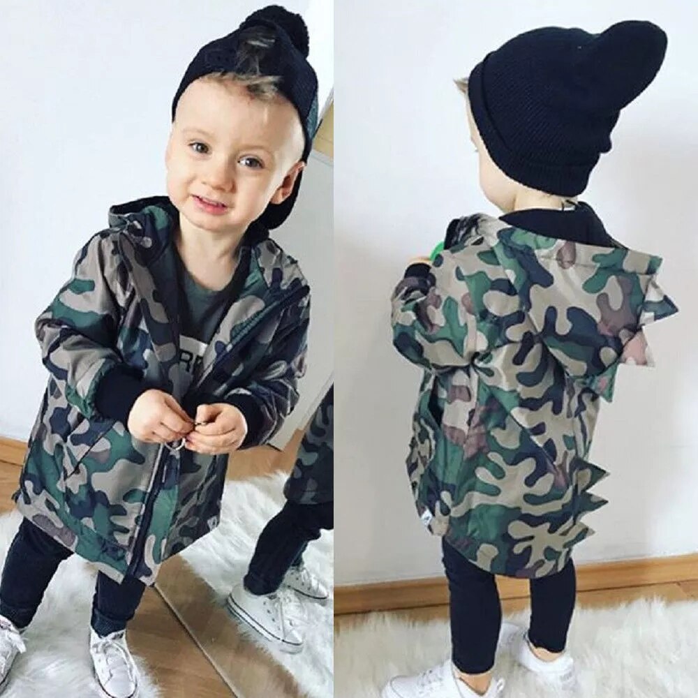 Jongens Kleding Kids Lente Warme Jas Baby Jongens Camouflage Jas Tiener Hooded Windbreakers Kind School Wear Kids Uitloper Jas