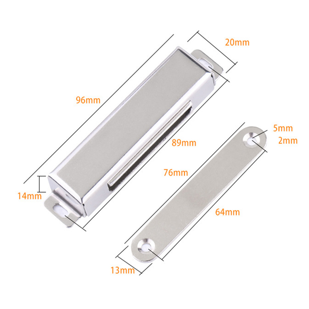 Langlebige magnetische Verriegelung langlebige Haltbarkeit magnetische Tür Marine verwenden 304 Edelstahl Hoch leistungs magnet Stärke: Black