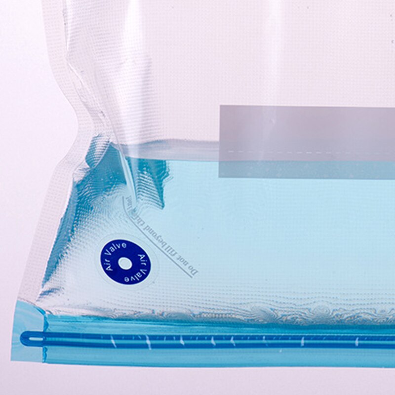 1PC Reusable Vacuum Bag freezer bags Kitchen storage with Transparent Sealed Storage Bags Compressed Bag Space saving Tool