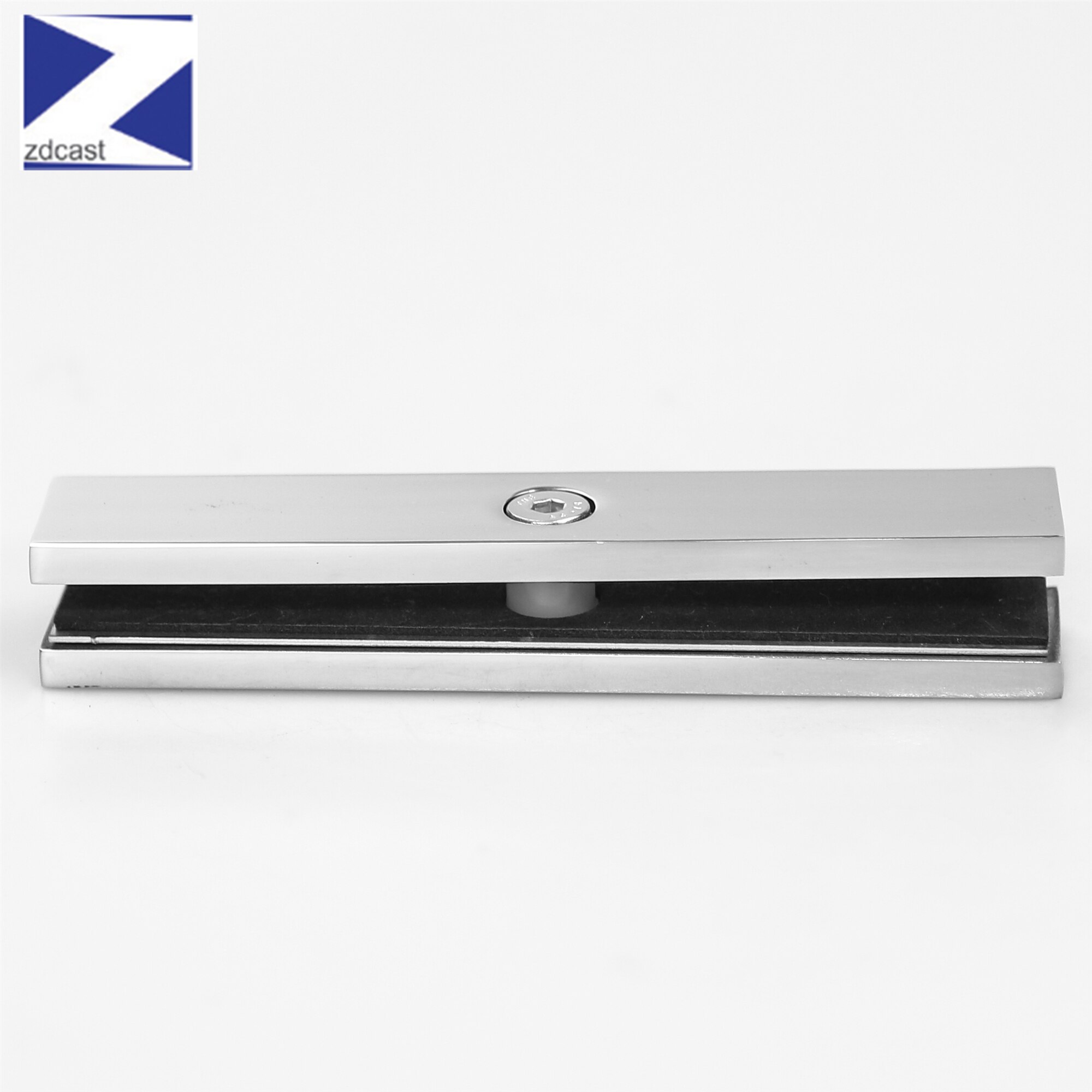 Stainless Steel 316 180 Degree Glass To Glass Long Flat Clamp