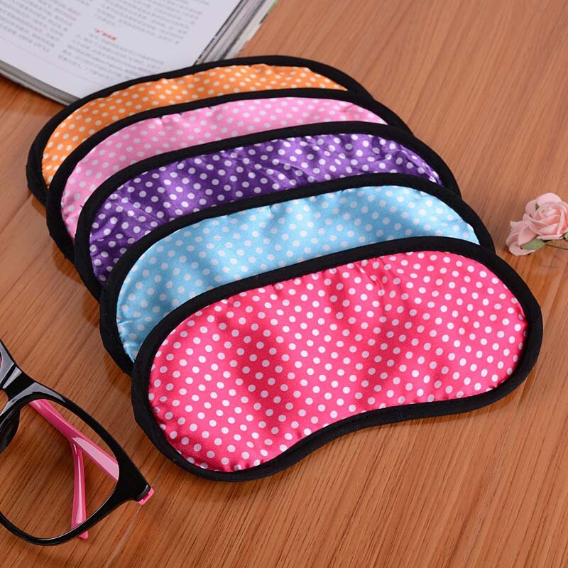 Funny Small Dots Sleeping Eye Mask Anti Snoring Blindfold Travel Sleeping Eyes Shade Cover Blinder P9: Default Title