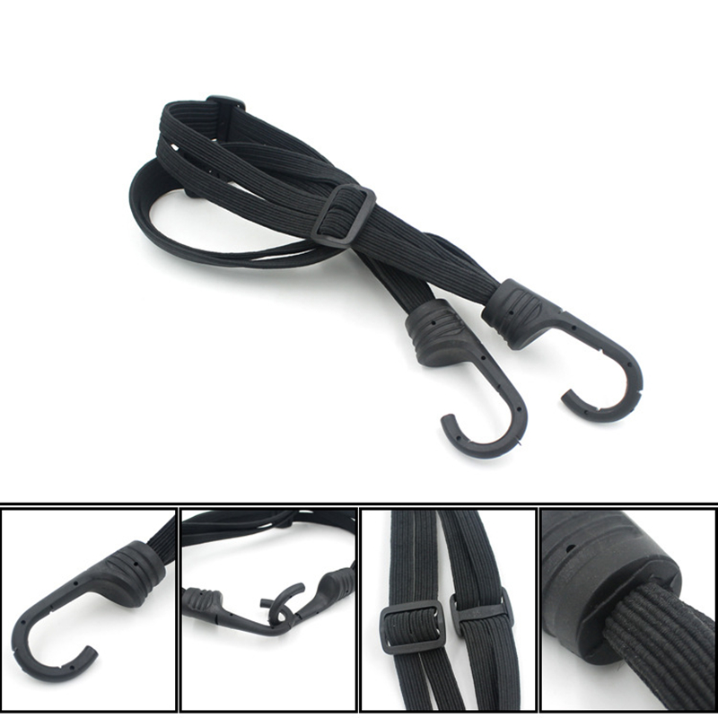 Motorhelm touw 60cm motor achterzadel flexibel touw helm net tas motor kofferbak bagage telescopisch touw