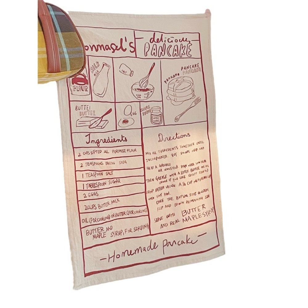 Placemat Korean Style Table Napkin Cloth Vintage Chic Kitchen Desktop Mat French Printing Cotton Wall Tapestry Party Decoration