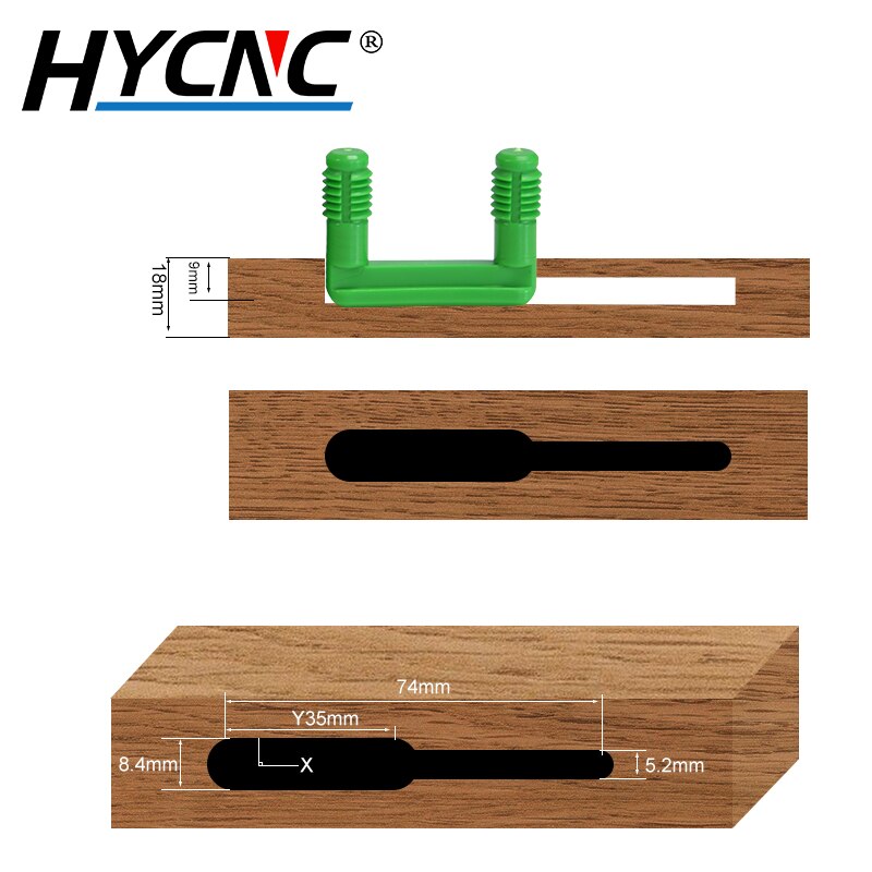 10pcs Panel Furniture Invisible Links Plastic Fasteners Cupboard Wardrobes U-Shaped Generation Three-In-One Link U-Shaped Nails