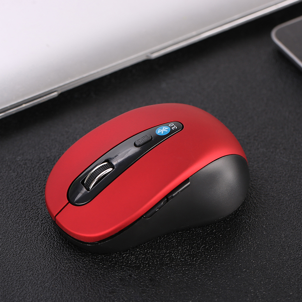 Wireless mouse 1600DPI Adjustable BT 3.0 & 2.4GHz Optional Optical Computer Mouse Bluetooth Ergonomic for notebook laptop