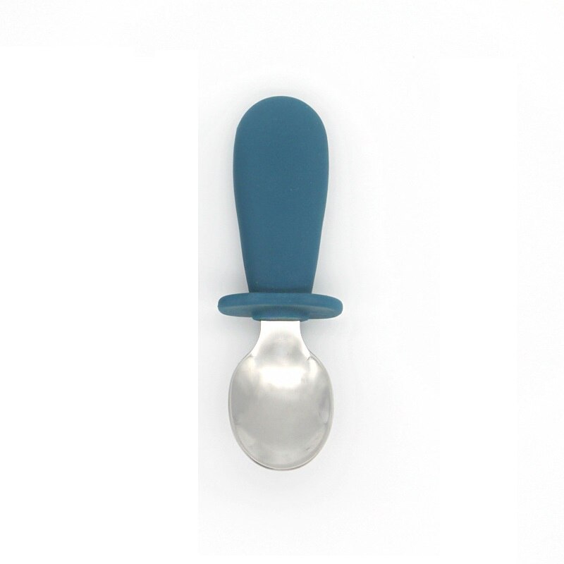 Baby Gadgets Servies Set Kinderen Gebruiksvoorwerp Rvs Peuter Servies Bestek Cartoon Baby Voedsel Voeden Lepel Vork: Spoon