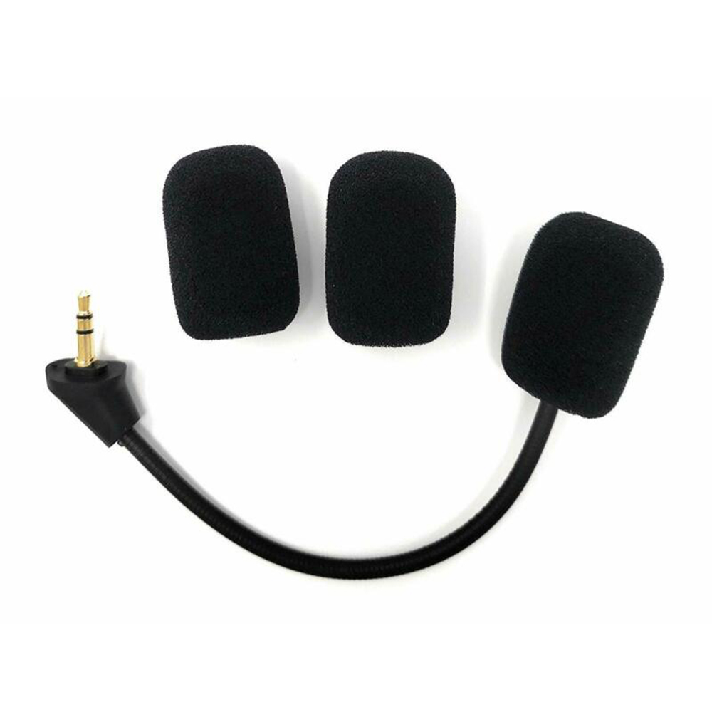 Vervanging Hoofdtelefoon Microfoon Gaming Mic Met Foam Cover Past Voor Hyperx Cloud Alpha Computer Gaming Headset