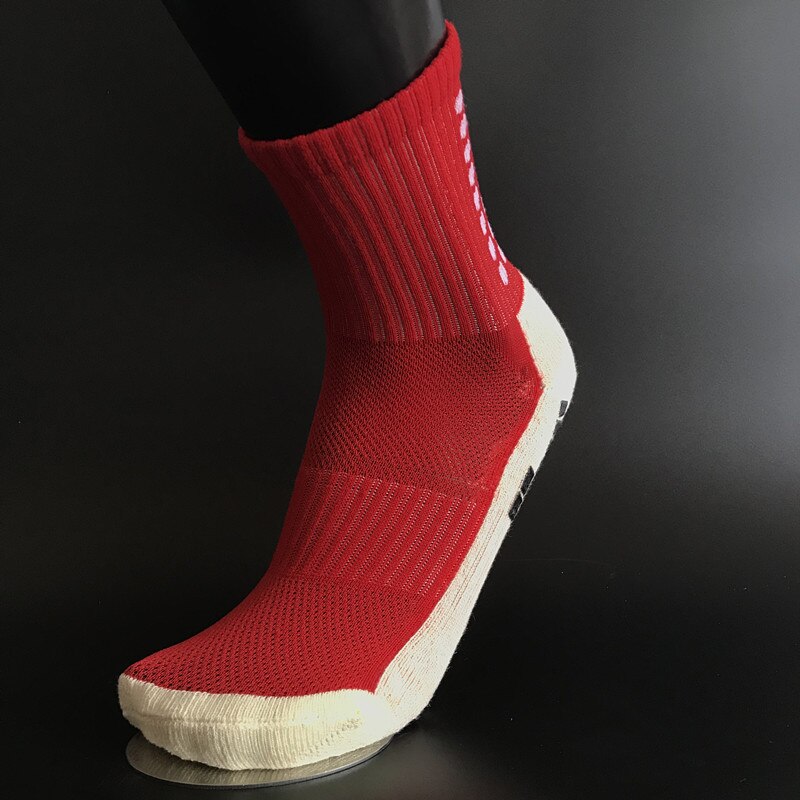 Antislip ademende heren zomer hardloopsokken van katoen en rubber voetbalsokken trusox heren dames fietssokken