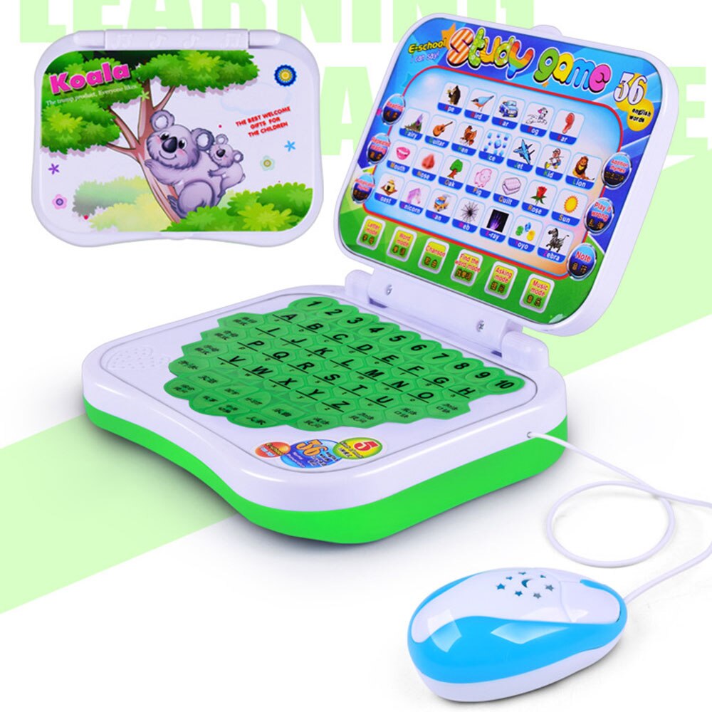 baby Children Learning Machine with Mouse Computer Pre School Learning Study Education Machine Tablet Toy