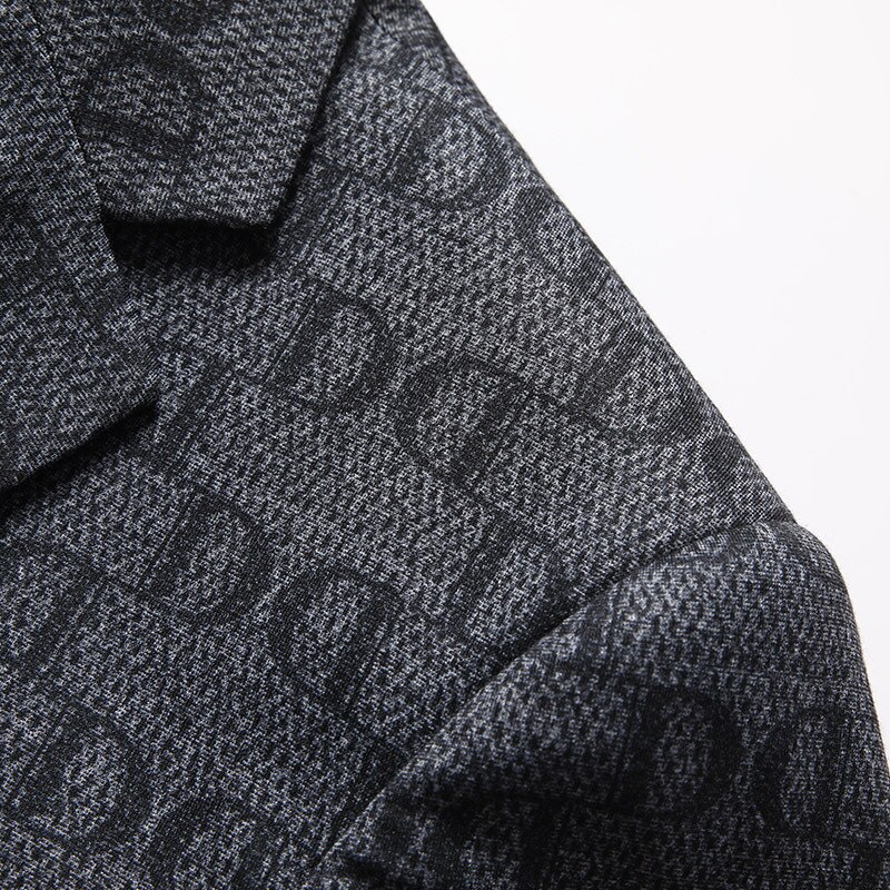 Blazer masculino casual de alta qualidade, casaco fashion para primavera e outono plus size m, l, xl, 2xl, 3xl, 4xl
