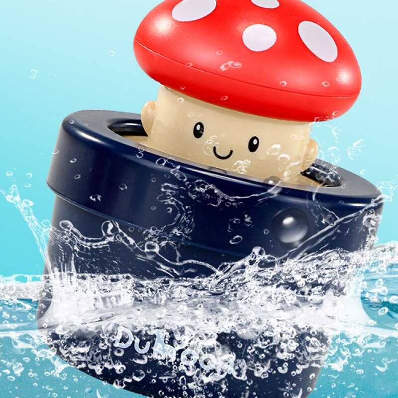 ASWJ Baby Bath Toy Water Game Spray Shower Elephant Mushroom Model Pipeline Faucet For Kid Swimming Bathroom Bird Tree House Set