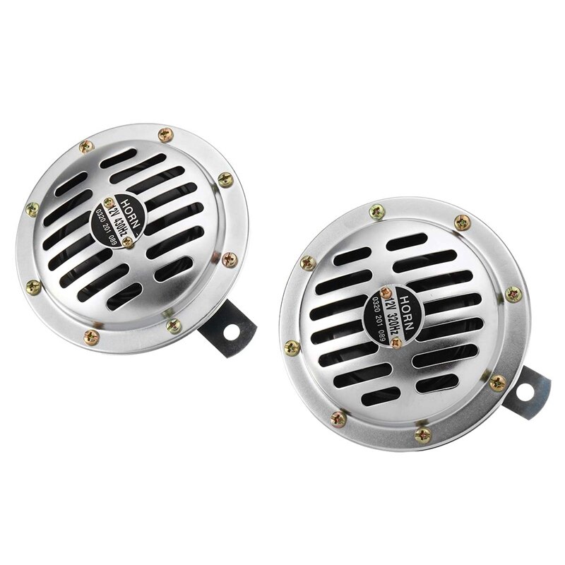 12v 115db universal forkromet bilhorn kompakt super-lyd bil lastbil motorcykel vandtæt grill horn tilbehør