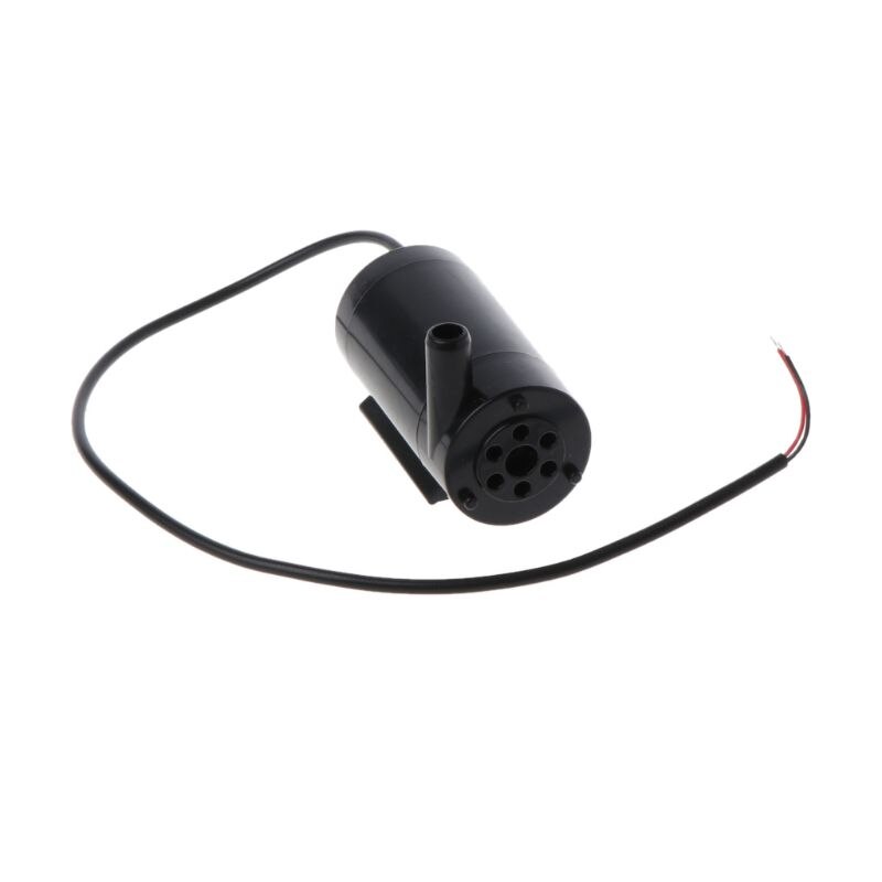 Mini elektrisk vatten dränkbar pump 3l/ min 5v to 12v för akvarium pool brunn