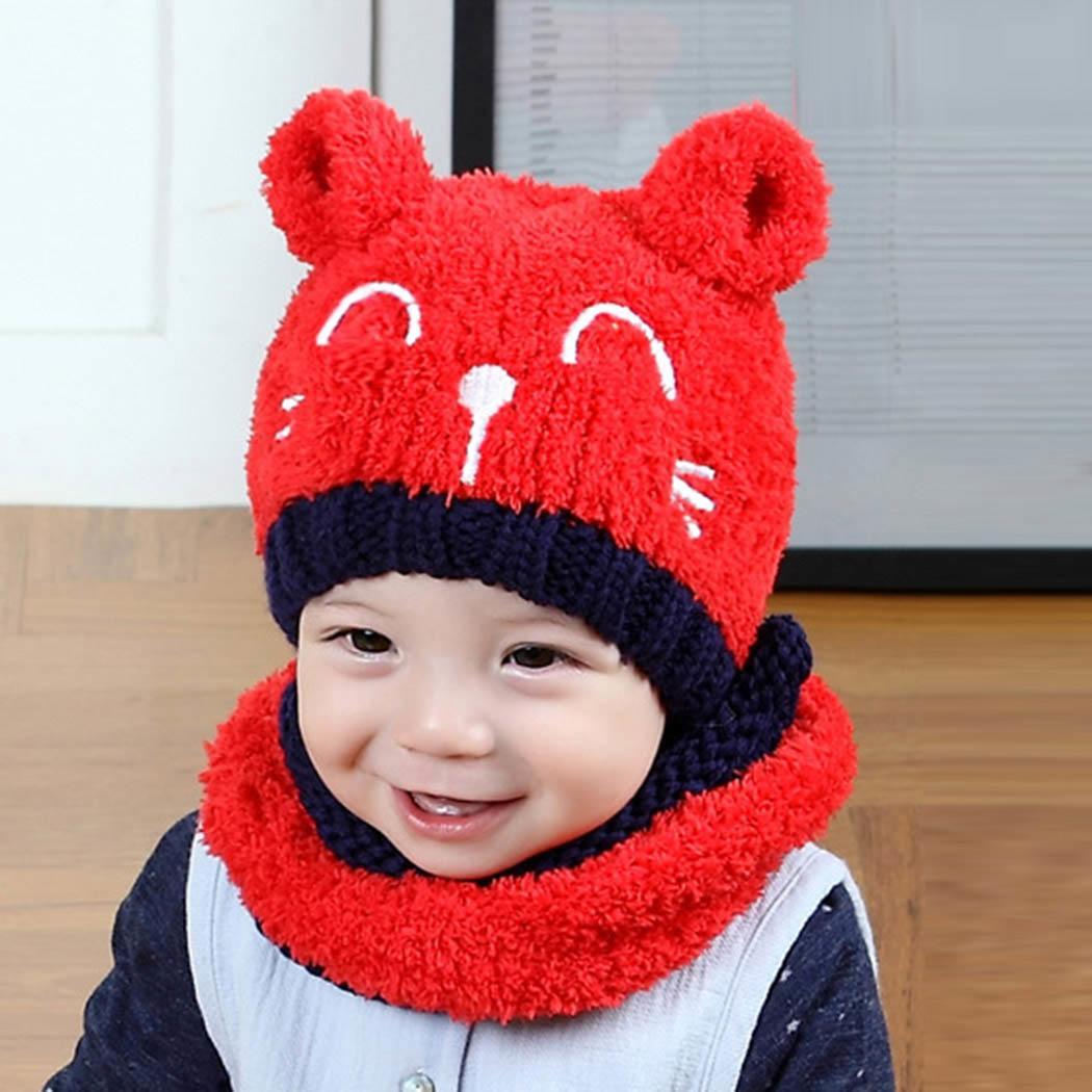 Winter Plush Knitted Hat – Soft Warm Knit Beanie for Cold Weather main image 1
