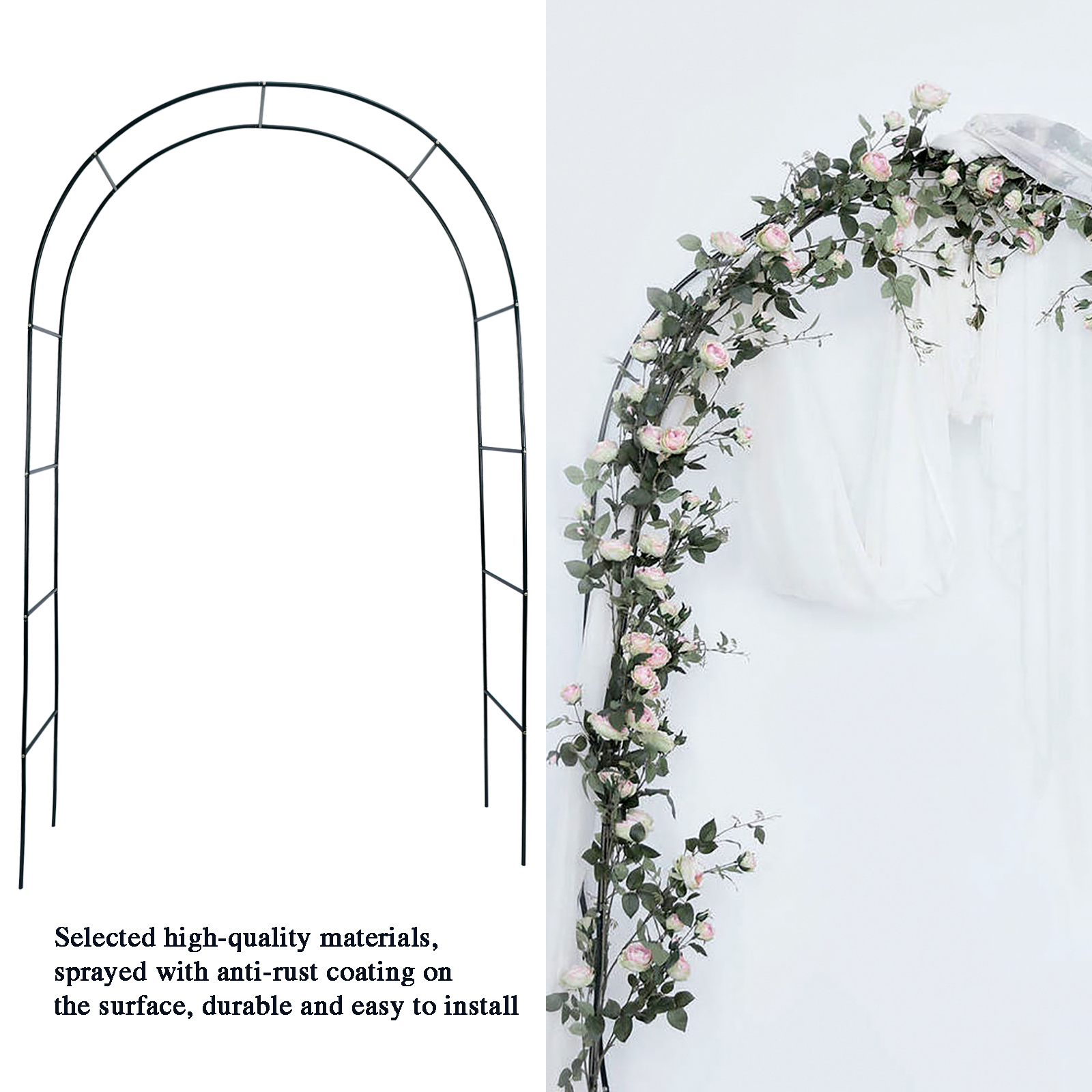 Tuin Prieel Creatieve Pergola Boog Plant Klimmen Ondersteuning Frame Gazon Rozen Indoor/Outdoor Patio Achtertuin Bruiloft Decoratie Gate