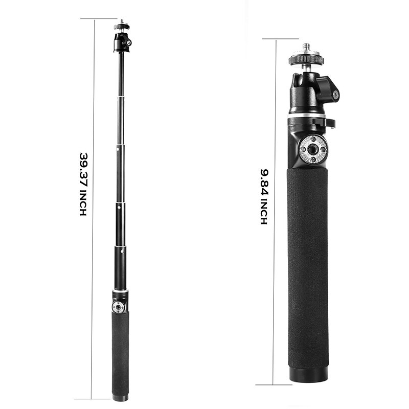 Varilla de extensión para DJI OSMO Plus y Osmo, palo de extensión escalable, accesorios de cardán de mano móvil