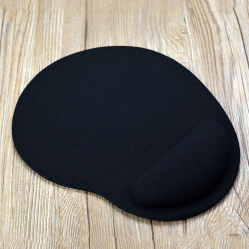 Universal Game Mouse Pad Silicone Soft EVA Mouse Pad with Wrist Rest Support Mat for Gaming PC Laptop for Mac gaming mouse pad: Black