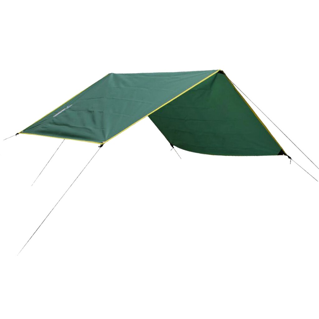 Waterproof Multi-Purpose Tarp - Tent Stakes Included, for Picnic, Hiking: Green  S