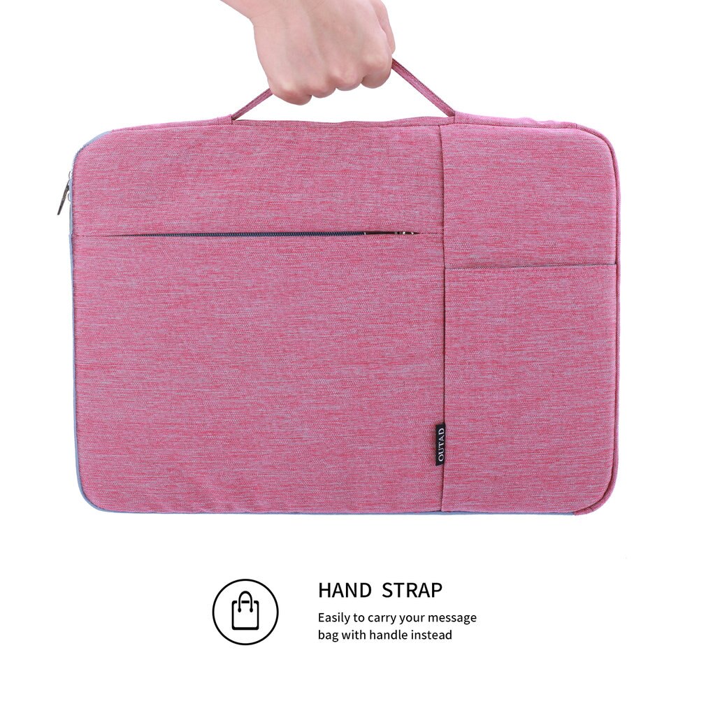 15 Inch Waterproof Laptop Case Bag Organizer with Handle for Laptop / Notebook / for MacBook Shock-proof Briefcase