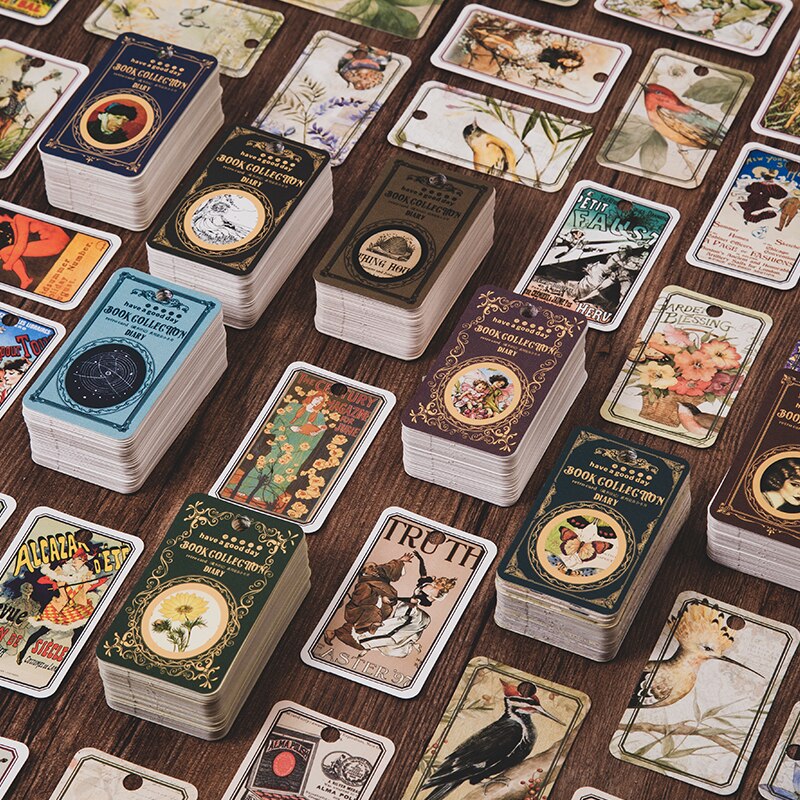 Boek Collectie Serie Kraftpapier Kaart Materiaal Papier Scrapbooking Kaarten Maken Journaling Project Diy Retro Achtergrond Papier