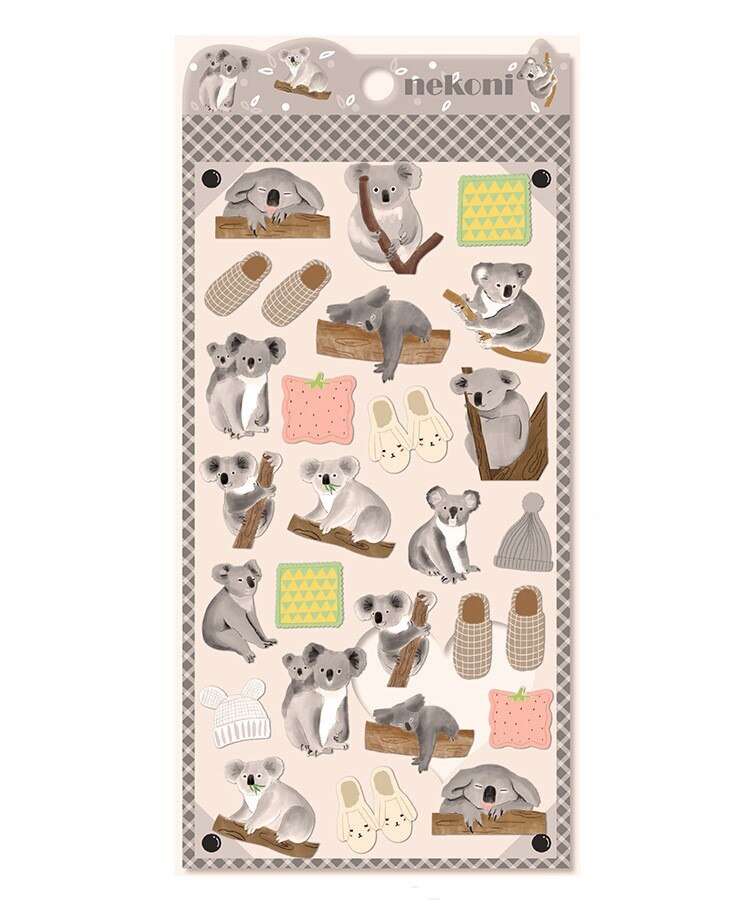 Cute Aesthetic Food Stickers Cake Bread Scrapbooking Journal Sticker Diary DIY Decoration Stationery Hobby Craft Supplies: Koala
