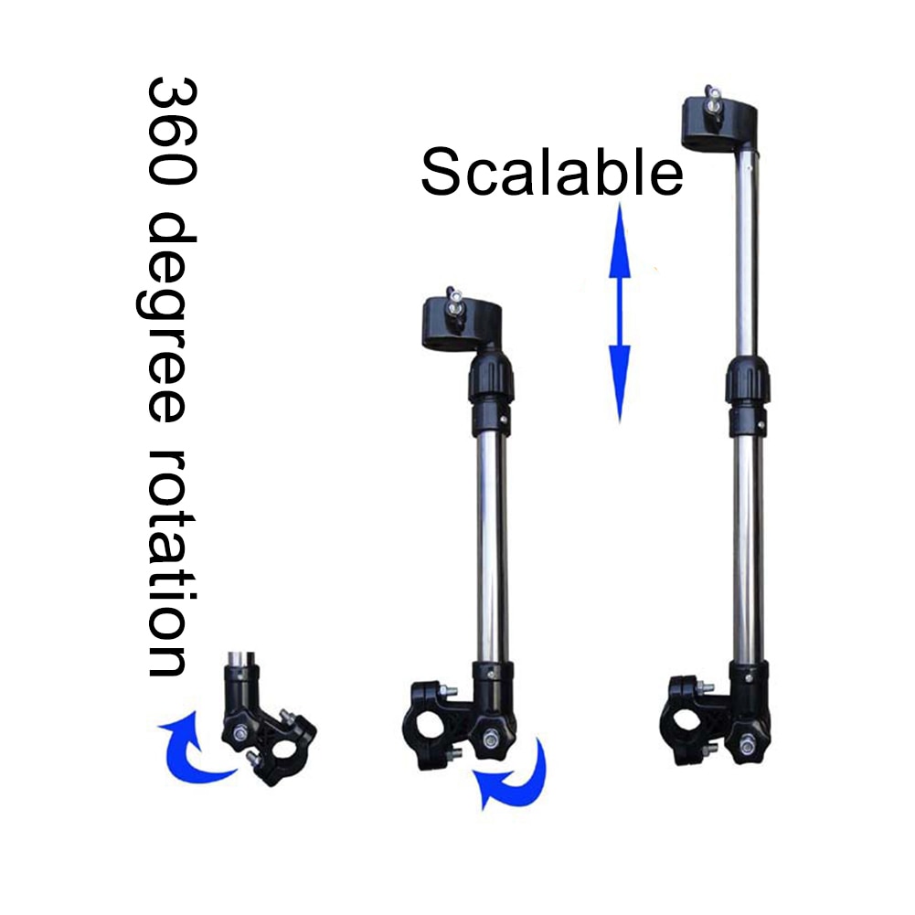1 piezas ajustable bebé recién nacido soporte paraguas bicicleta cochecito silla de ruedas soporte barra cochecito Accesorios