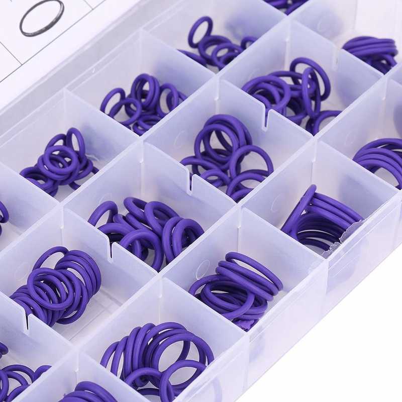 Kit de juntas tóricas de caucho de nitrilo para compresor de aire acondicionado de coche, juego de juntas de sellado, 270 Uds.