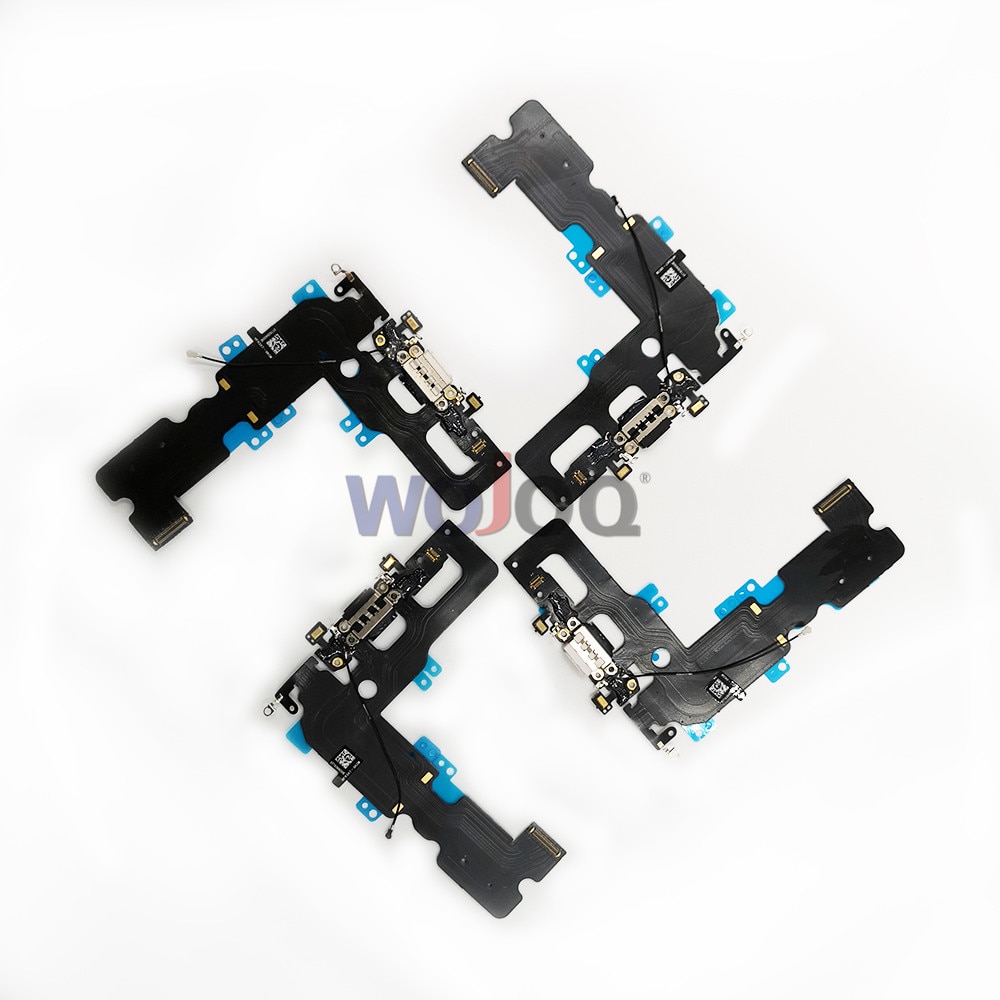 Lade flex kabel for iphone 6 6s 7 8 pluss usb lader port dock-kontakt mic flex kabel for iphone 6 erstatning