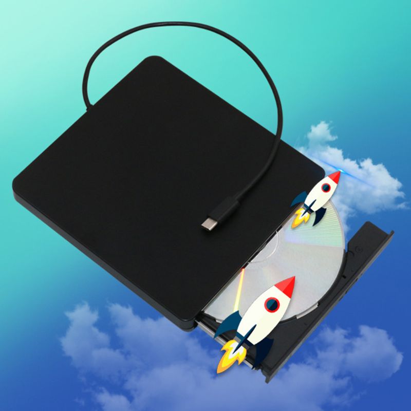 USB C tipo C DVD RW grabador externo Unidad óptica DVD grabador Rom para macbook Notebook PC ordenador