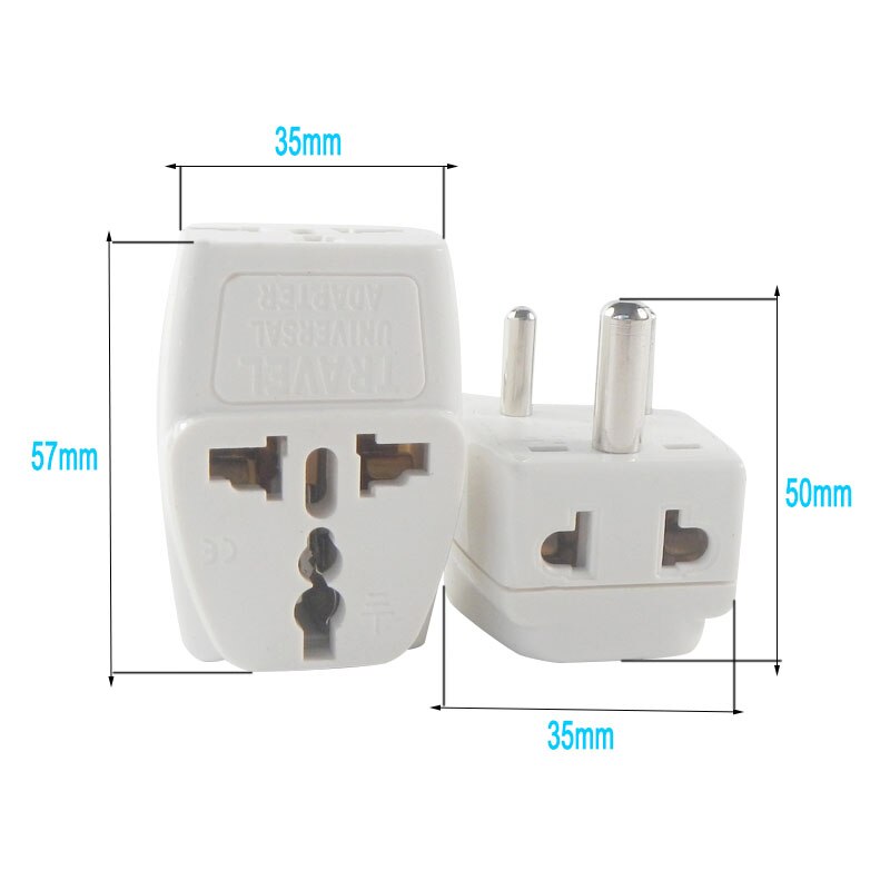 Universal Power Plug 1 TO 3 Ways Small South African Plug to EU UK US AU Conversion Plug Power Adapter Socket