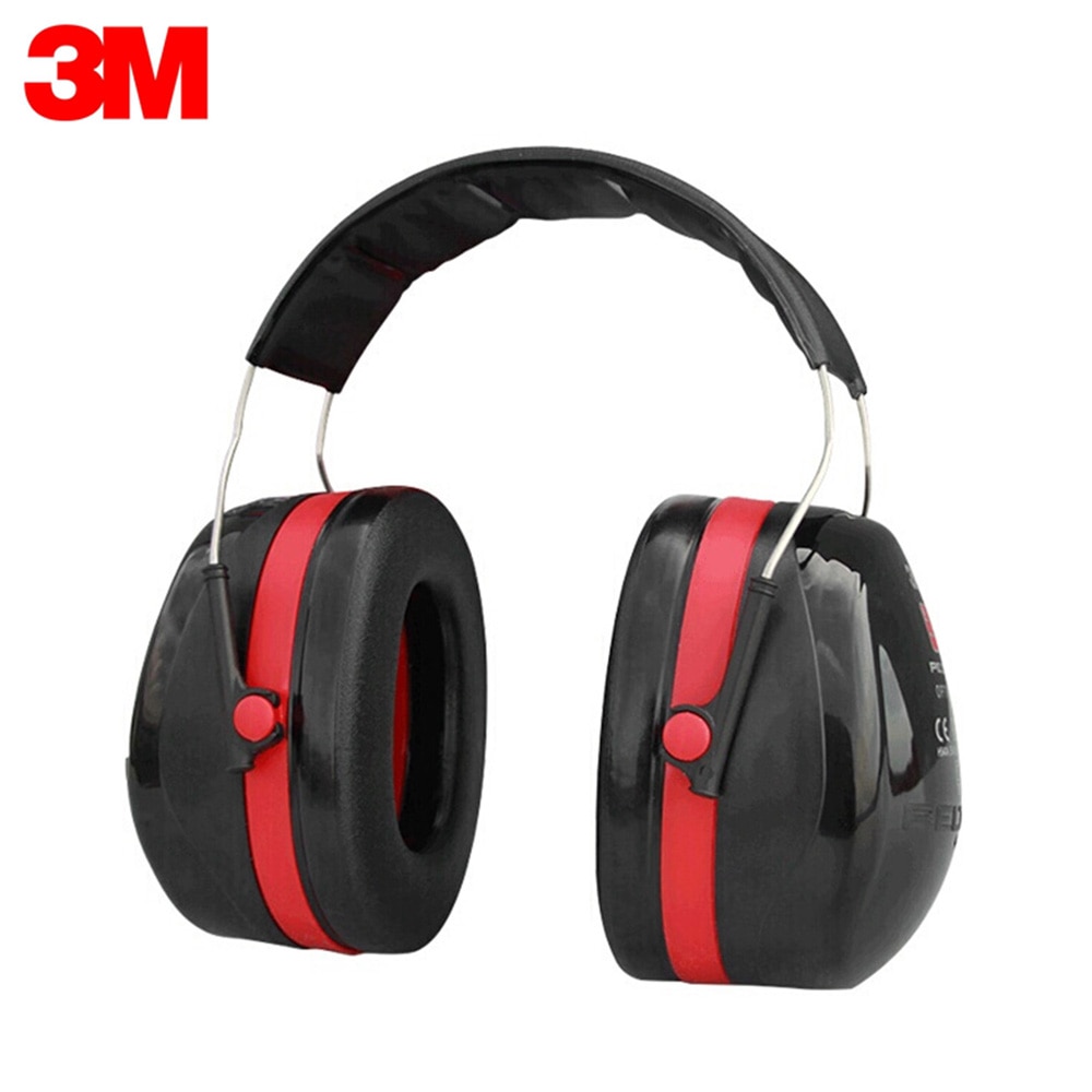 3M H540A Earmuffs Noise Cancelling Ear Muffs Hearing Protection Noise Reduction Safety Adjustable & Ear Protection