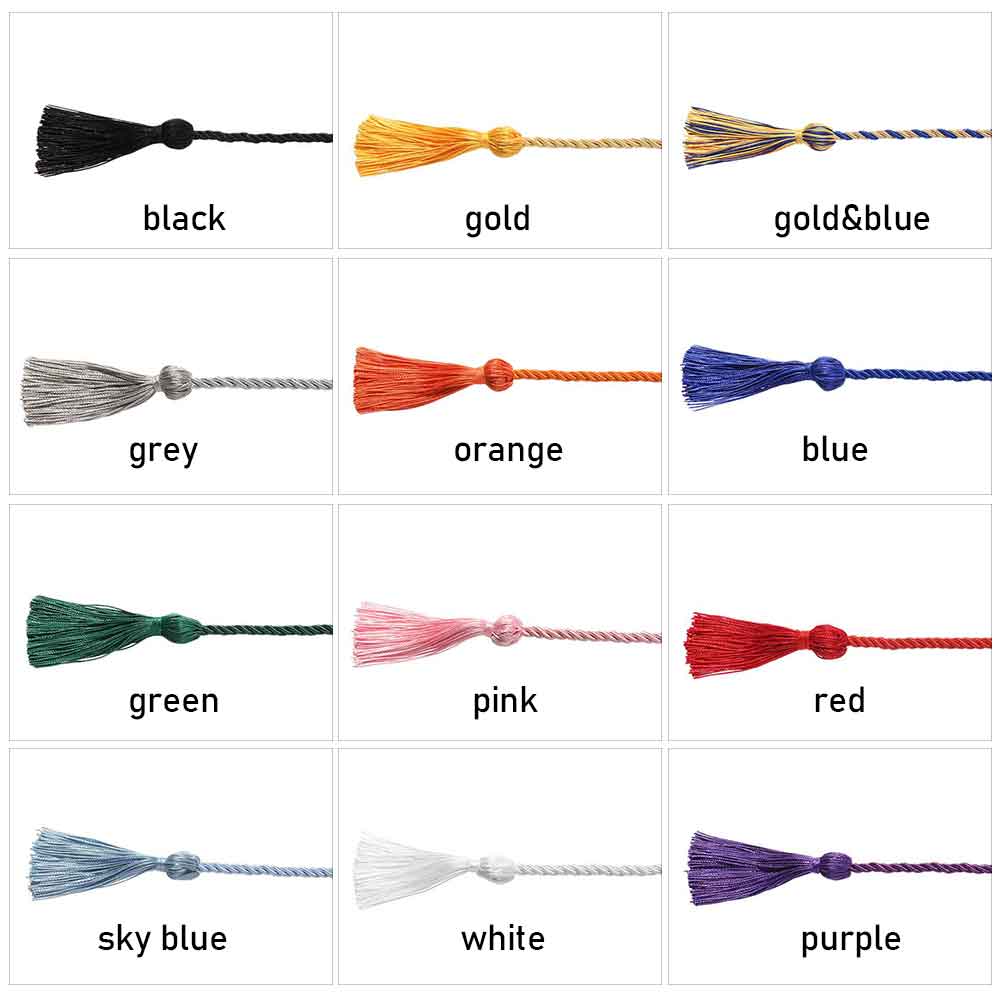 cordon de remise de diplôme pour honneur, cordon de gland en Polyester, cordon de cordon pour robe d'enterrement de vie de jeune fille, cordon de serrage pour étudiants