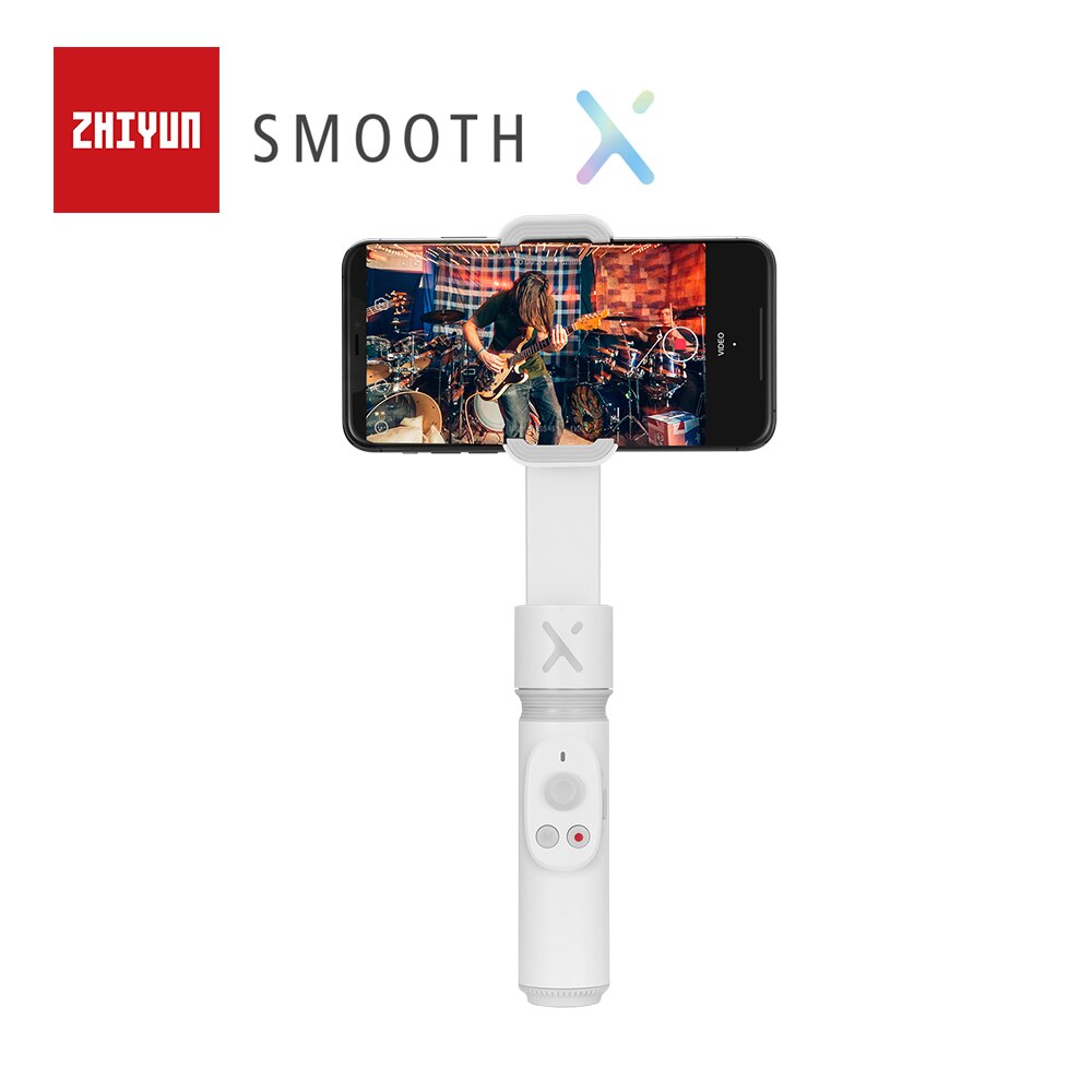 Zhiyun Ufficiale Liscio X Telefono Giunto Cardanico Selfie Stick Portatile Stabilizzatore Pole Smartphone per il iPhone Huawei Xiaomi Redmi Samsung