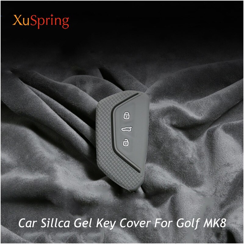 Car Keyless Remote Key Case Smart Key Cover For Seat Keychain Key Fob Cover For VW Golf 8 MK8 Accessories