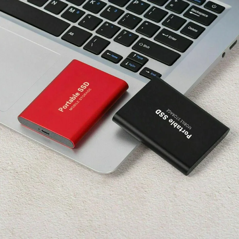 Bærbar ssd 1tb 2tb stk.) ekstern ssd usb 3.2 type-c ekstern harddisk hurtig lagring til bærbar pc telefon
