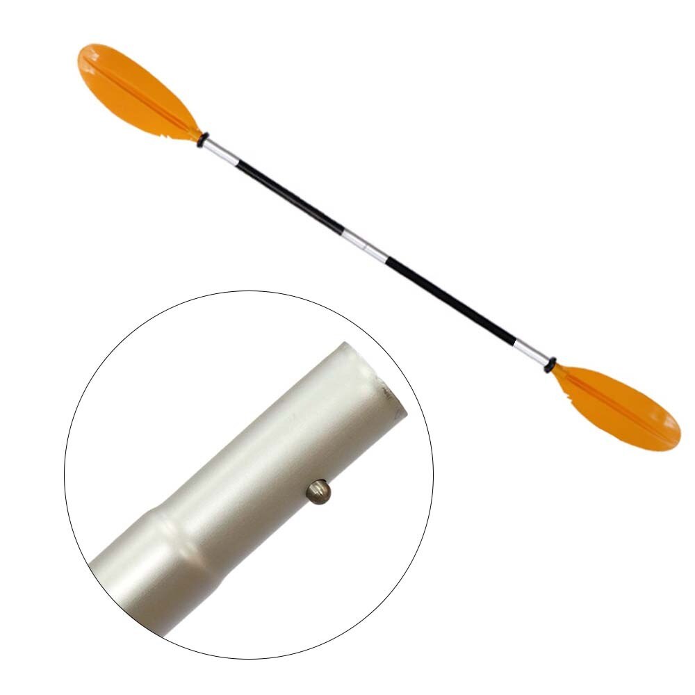 220cm avtakbare aluminiumslegering padle bærbar dobbel blad kajakkflåte åre for oppblåsbare båt fiskebrett nybegynnere: A7