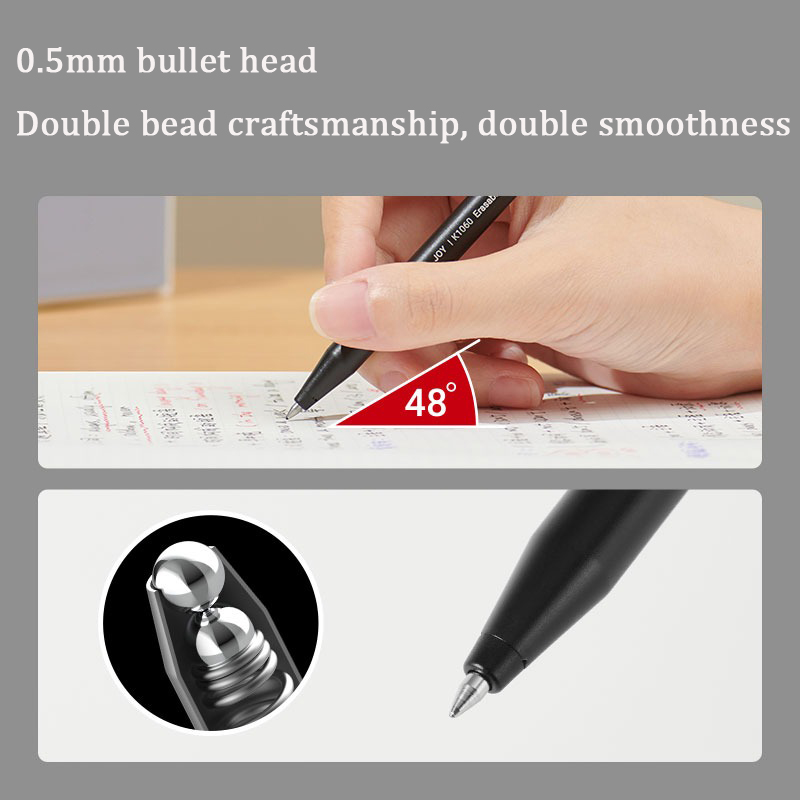 KACO JOY Erasable Gel Pen Student Writing,Brushing Questions Office Speed Drying Pen Back To School Stationery Erasable