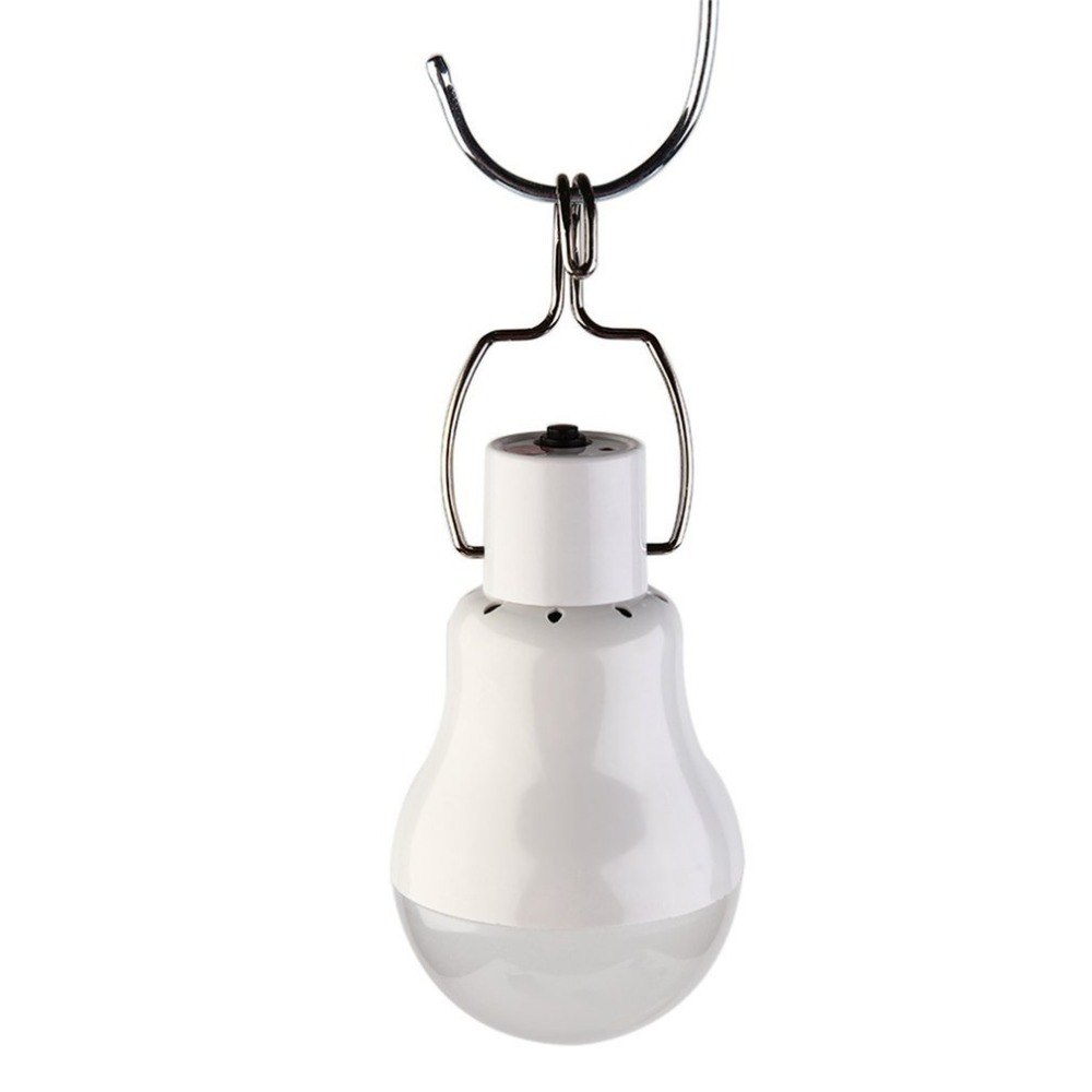 ICOCO 130 lúmenes 0,8 W 5V bombilla LED de energía Solar panel Solar aplicable tienda de campaña al aire libre lámpara de pesca, luz de jardín portátil