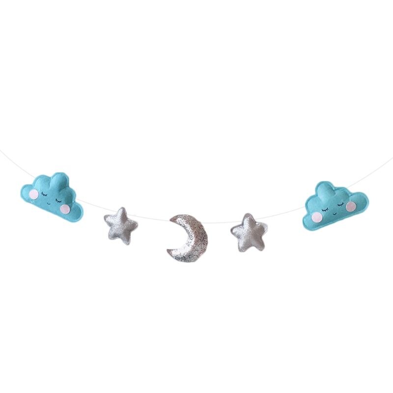 Schattige Beer Cloud Boom Opknoping Hanger Kinderen Kinderkamer Props Decoratieve Ornamenten Voor Zuigelingen Baby Fotografie Prop: 7
