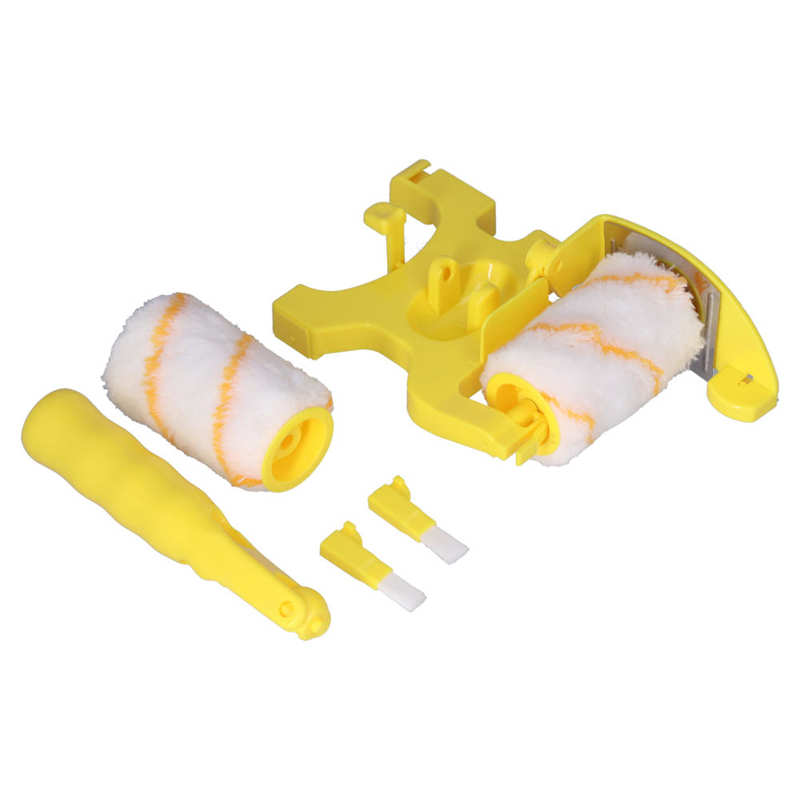 Paint Edger Roller Brush Multifunctional Handheld Trimming Combo Kit Edger Roller for Wall Ceiling Painting